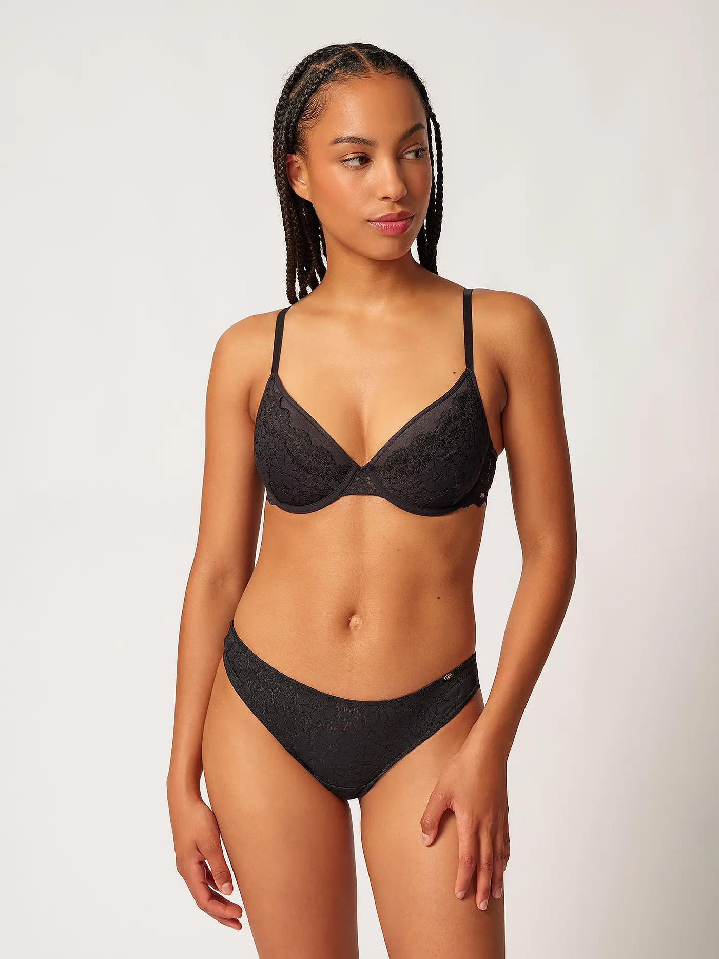 SKINY | BH gefüttert WONDERFULACE black | 